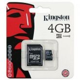 Cartão De Memória Micro Sdhc 4gb Kingston